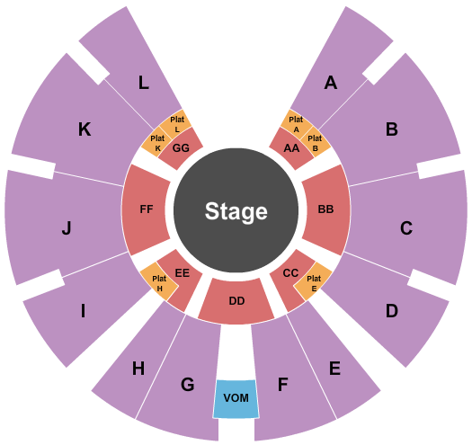 Butler Stadium UniverSoul Circus Seating Chart